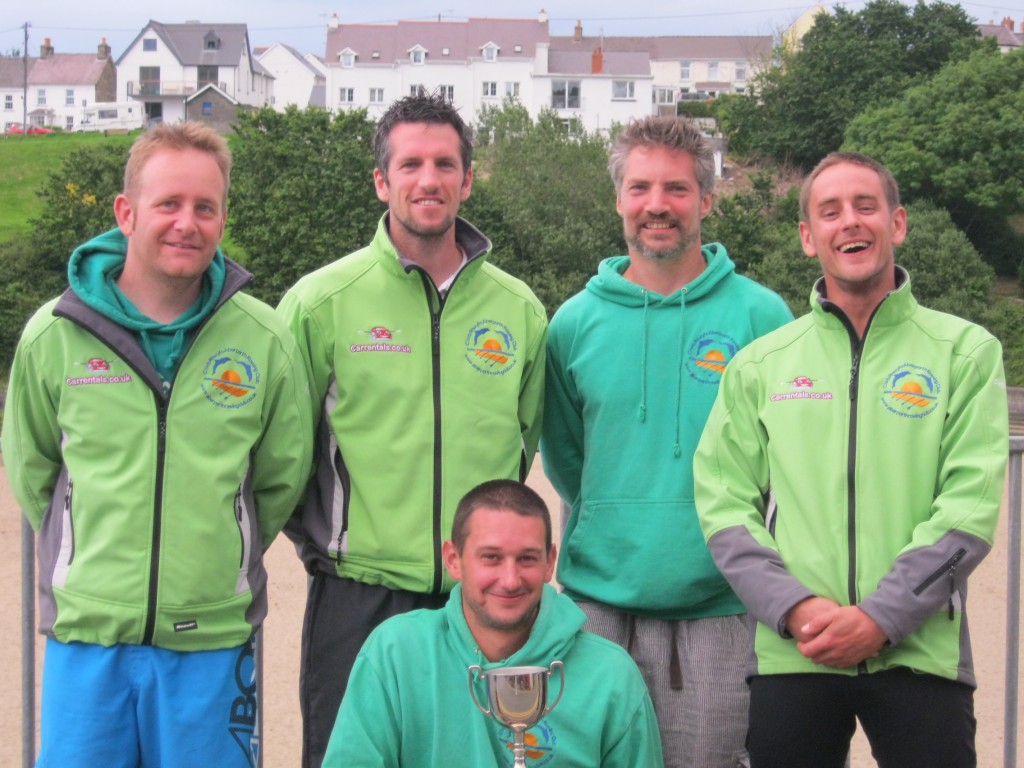 Winners of Senior Race - Pembrokeshire Yatch Club Rowing Regatta 2012